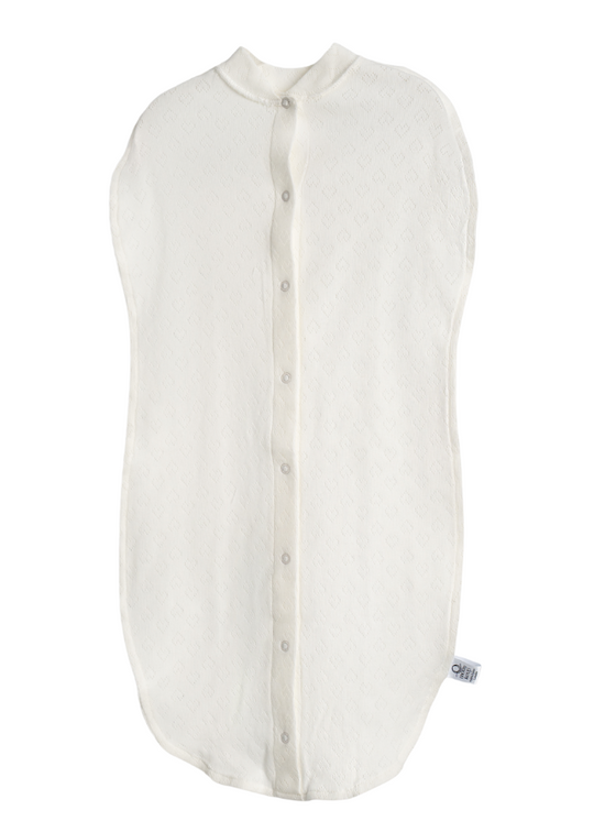 Кремовий спальний мішок для новонароджених з бавовни, просоченої ланоліном MOM-60 Momykeep