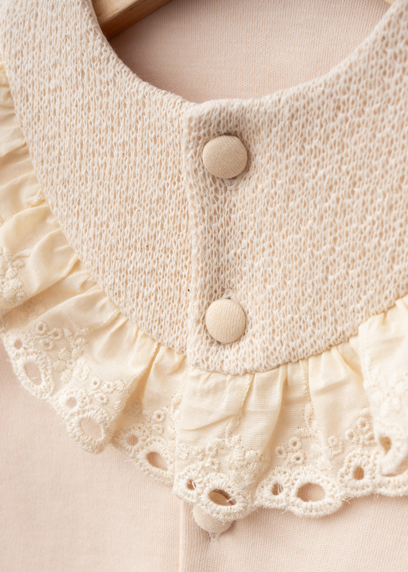 Set 4 Piese Nou Nascut Somon cu Broderie Bumbac 4363 MyMio