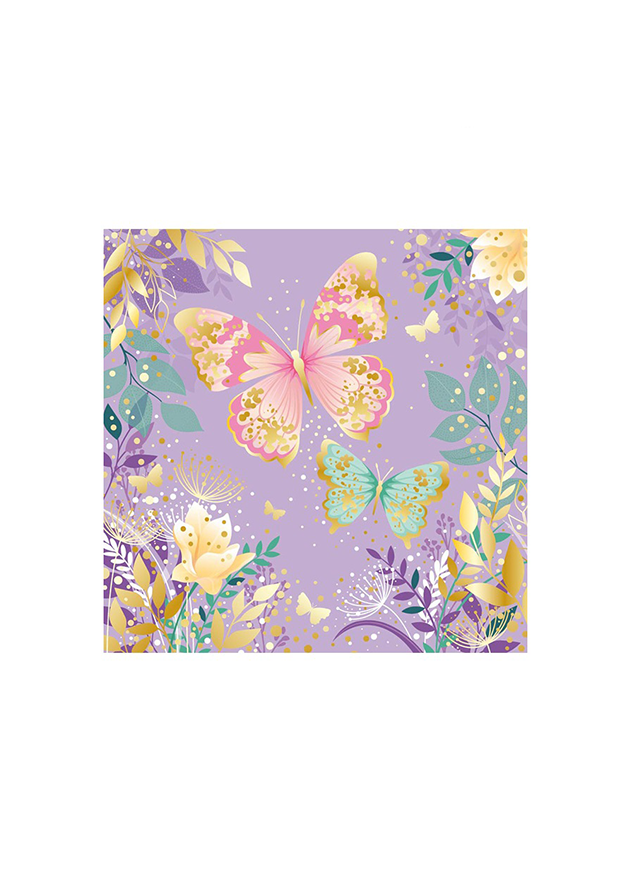 Felicitare Mov Cu Fluturi Classy Butterflies art CGP20014