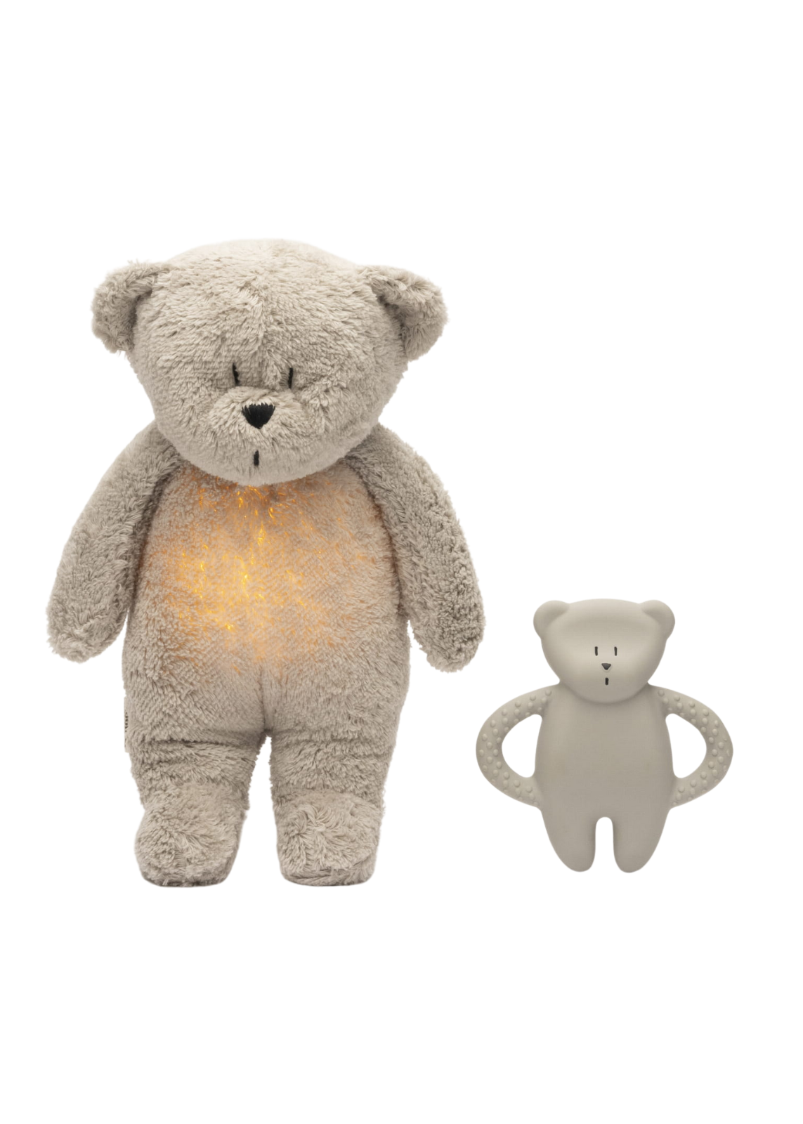 Teething Toy Bear Pure Natural Latex Bear Gray Moonie