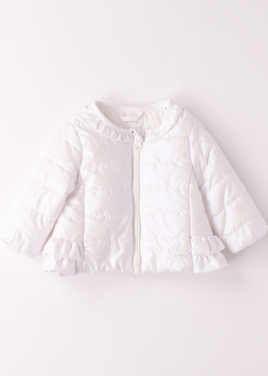 Geaca Din Fas Crem Cu Fermoar 4B130.00 iDO