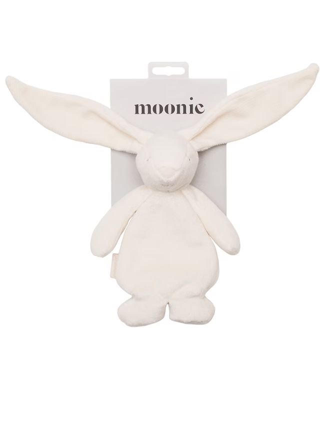 Jucarie Senzoriala Iepuras Crem Sensory Bunny Cream Moonie