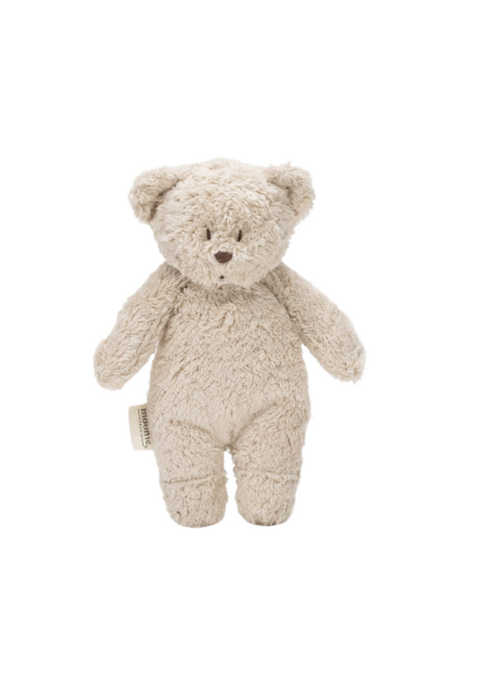 Jucarie Senzoriala Bumbac Organic Ursulet Bej Sand Moonie