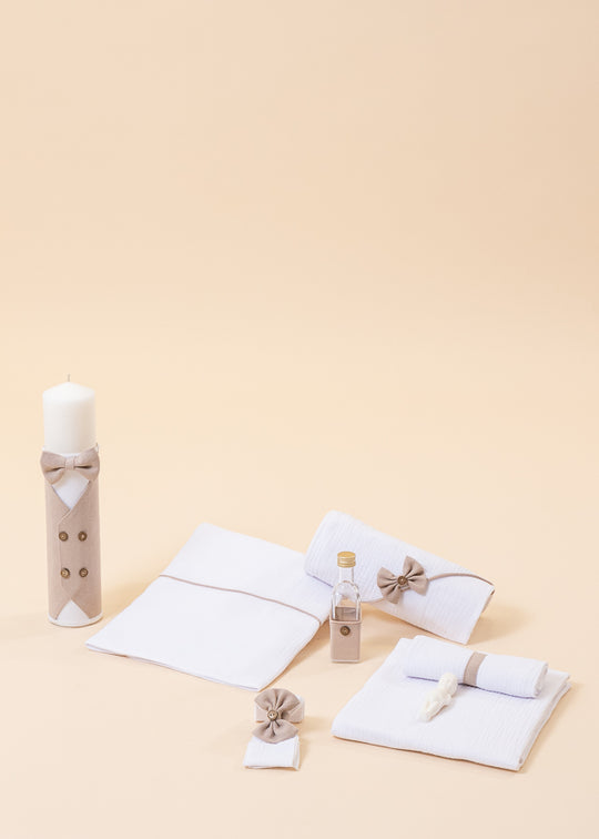 Набір Claudiu з 2 предметів, свічка та персоналізована валіза AnneBebe