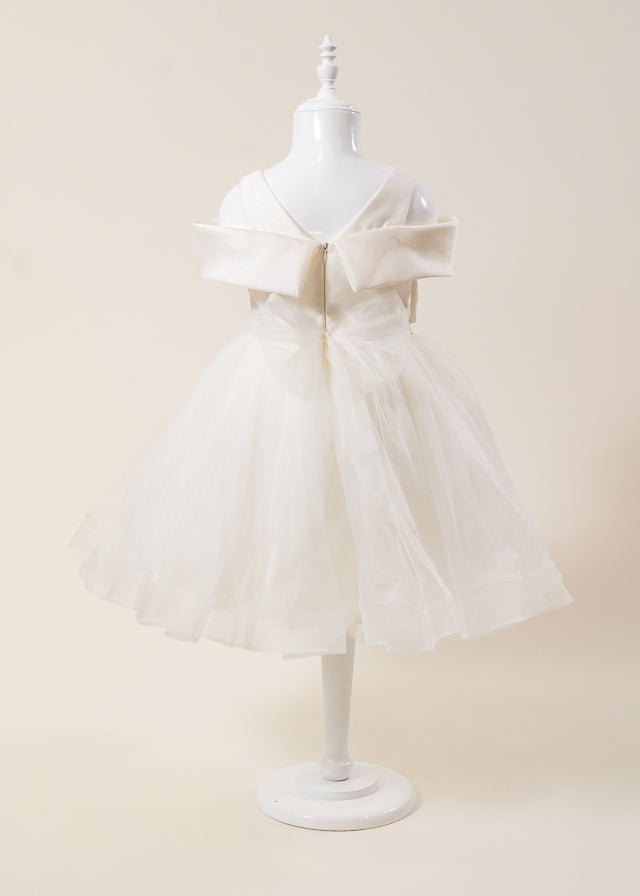 Rochie Ceremonie Ivory cu Fusta din Tulle 10270 Mon Princess