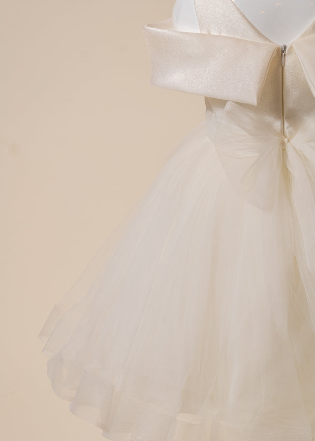 Rochie Ceremonie Ivory cu Fusta din Tulle 10270 Mon Princess