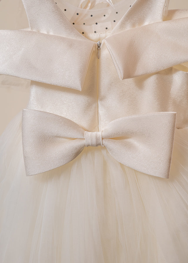Rochie Ceremonie Ivory cu Fusta din Tulle 10270 Mon Princess