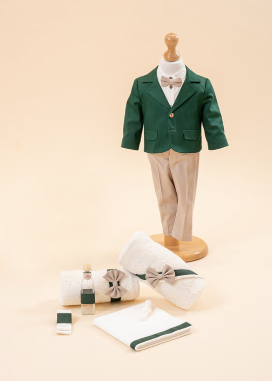 Love Christening Set 2 Pieces, Suit and Personalized Suit AnneBebe