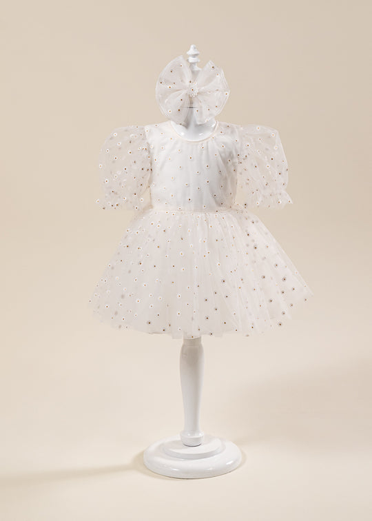 Rochita Marga Crem Imprimeu Margarete AnneBebe