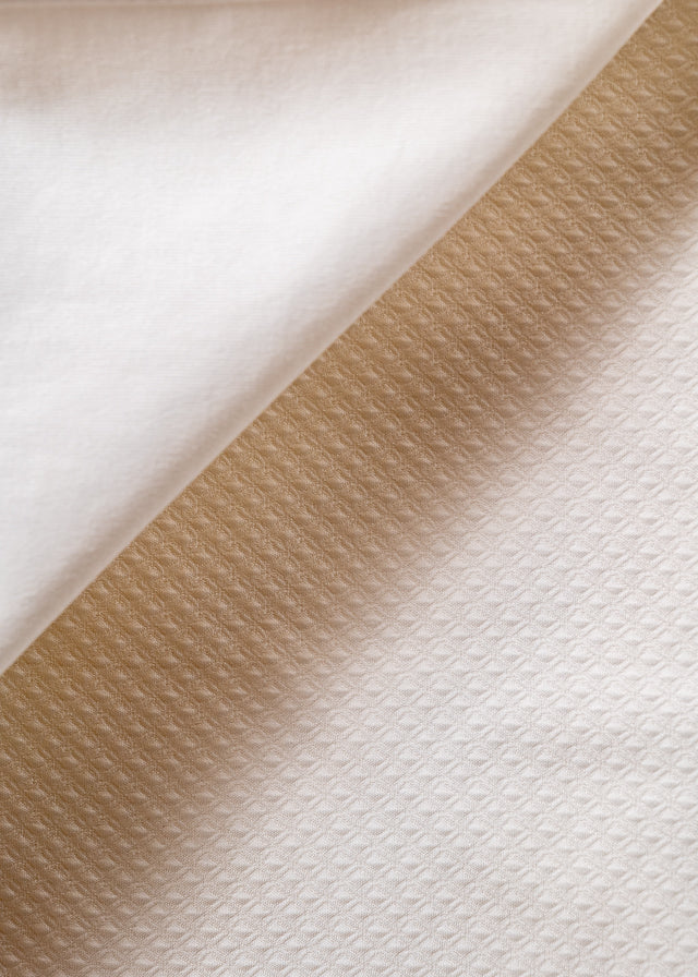 Plaid Plus Cream Rhombus Pattern Navy Blue Ribbed Stripe