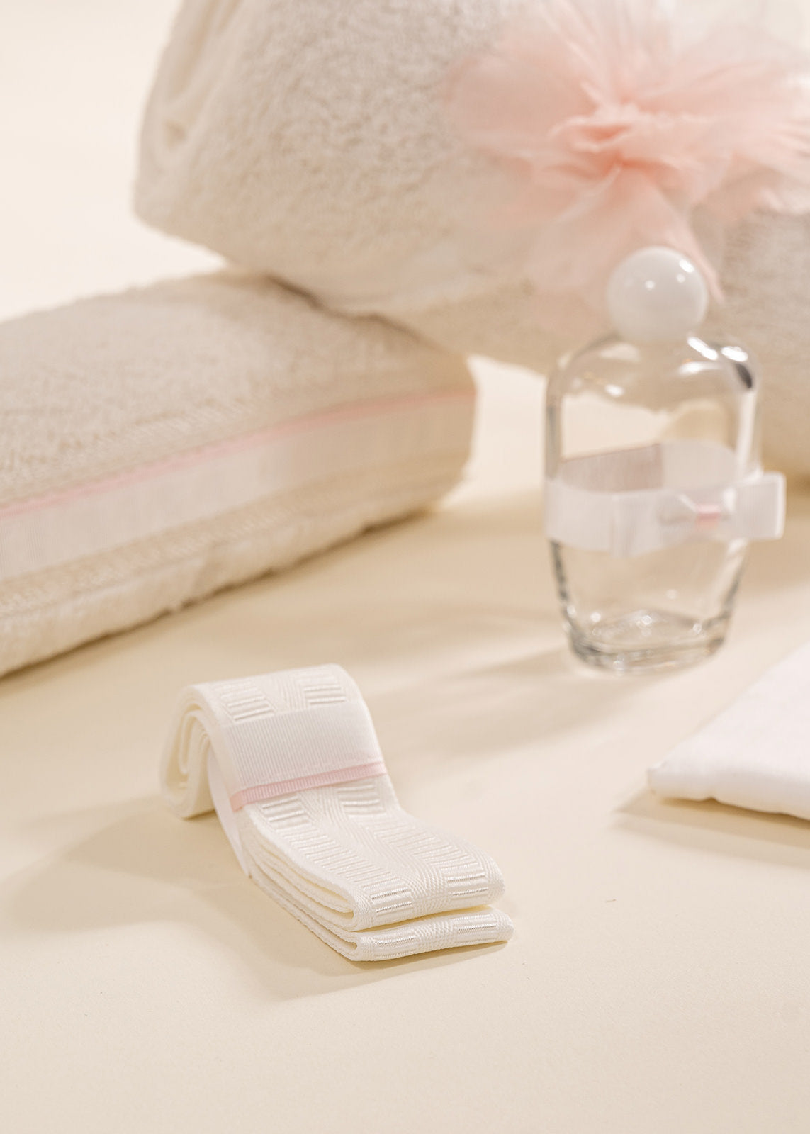 Set Botez Smaranda 3 Piese, Rochie, Trusou si Lumanare Personalizat Botez AnneBebe