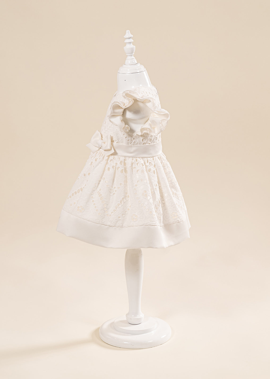 Rochita Malina Crem Broderie AnneBebe