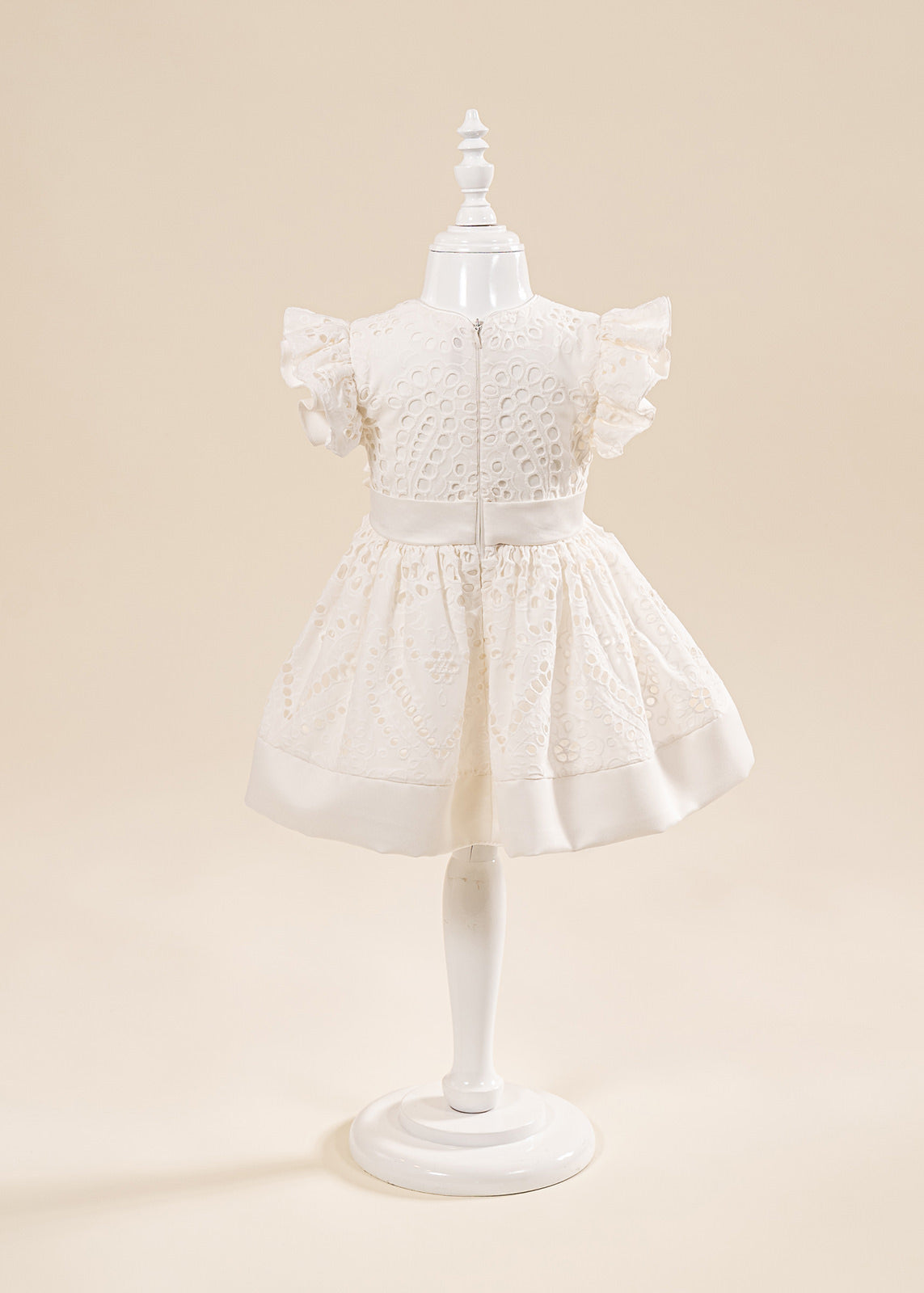 Rochita Malina Crem Broderie AnneBebe