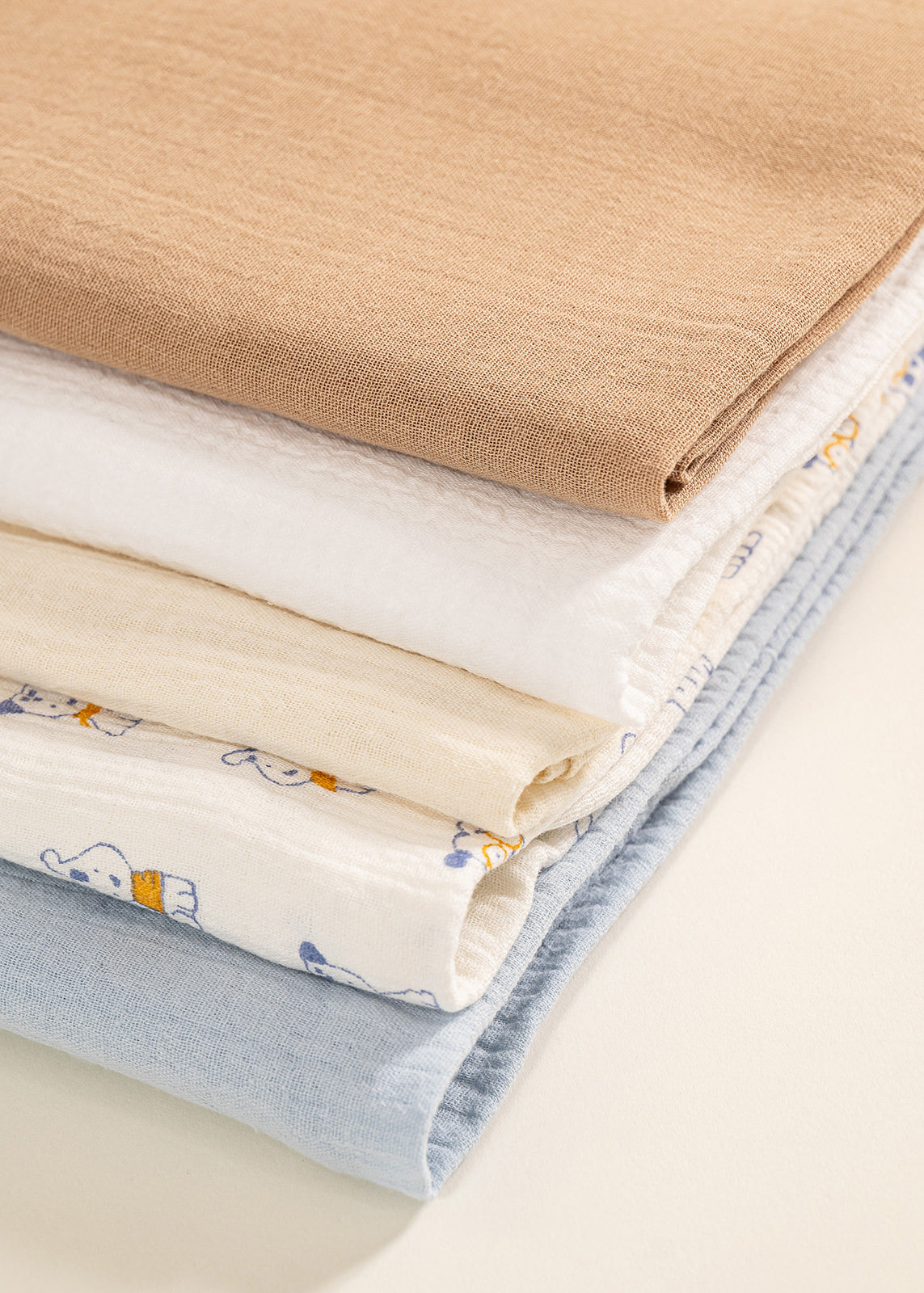 Blue Muslin Baby Diaper AnneBebe 