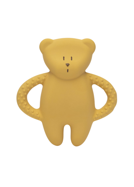 Jucarie Dentitie Ursulet Latex Natural Pur Natural Bear Honey Moonie