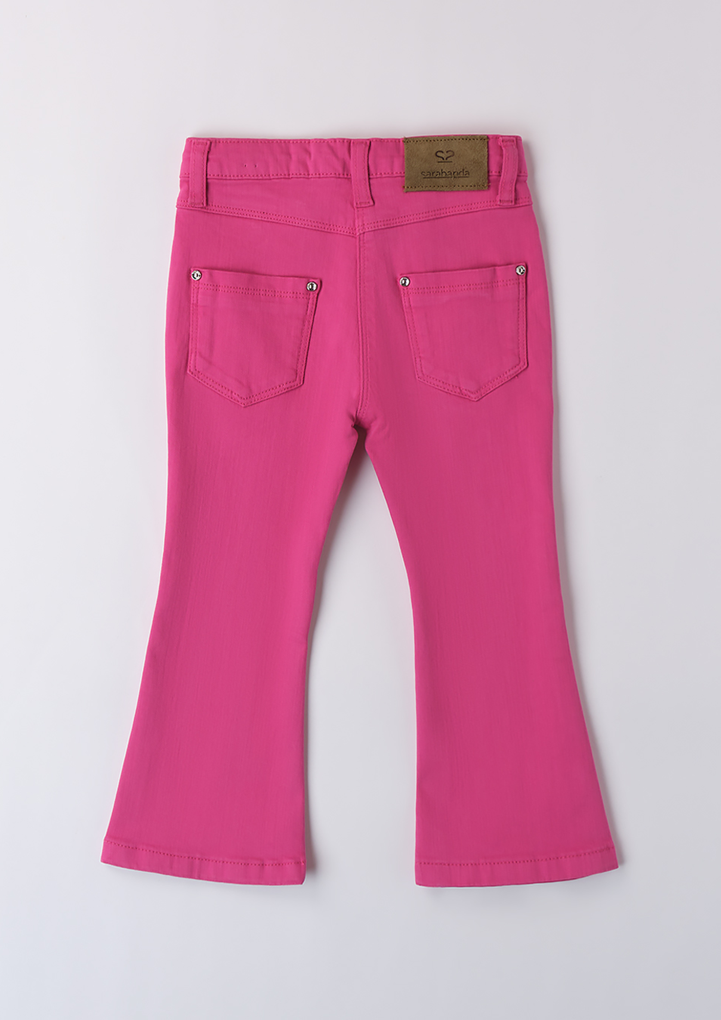 Pantaloni Lungi Evazati Denim Fucsia 0B215.00 Sarabanda