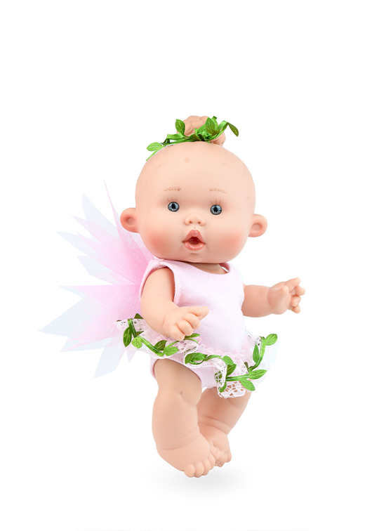 Papusa Nenote Magic Parfumata Din Vinil Bebelus Cu Tutu Roz 932 Marina & Pau