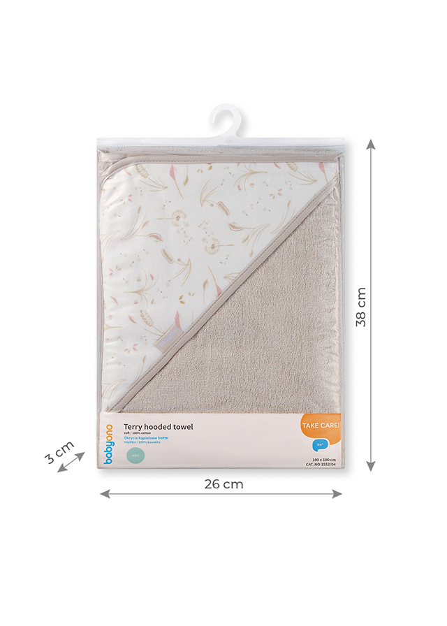 Prosop Cu Capison din Bumbac Bej 100X100 cm 1552/04 BabyOno