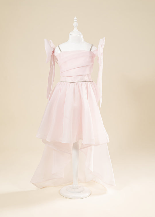 Rochie Eleganta pentru Ceremonie Roz 10-15 Ani 5509 Kanilla