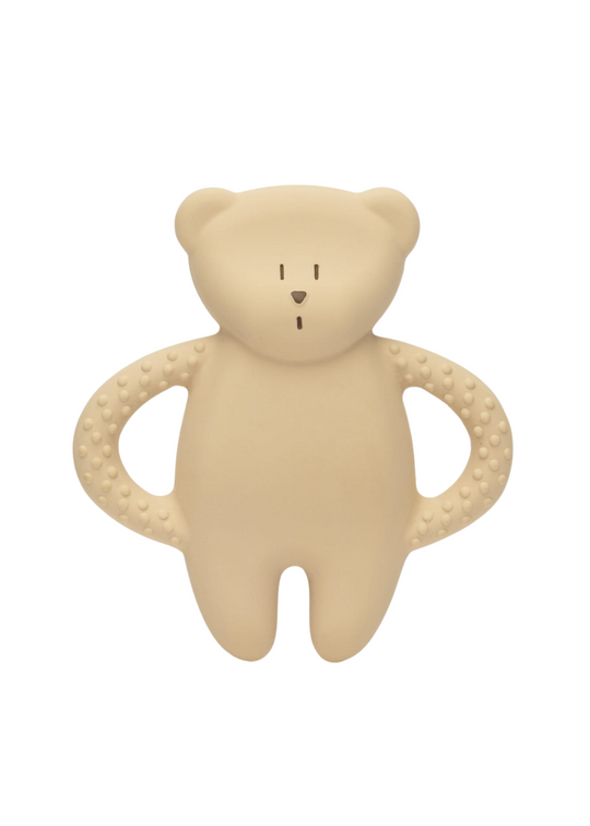 Jucarie Dentitie Ursulet Latex Natural Pur Natural Bear Sand Moonie