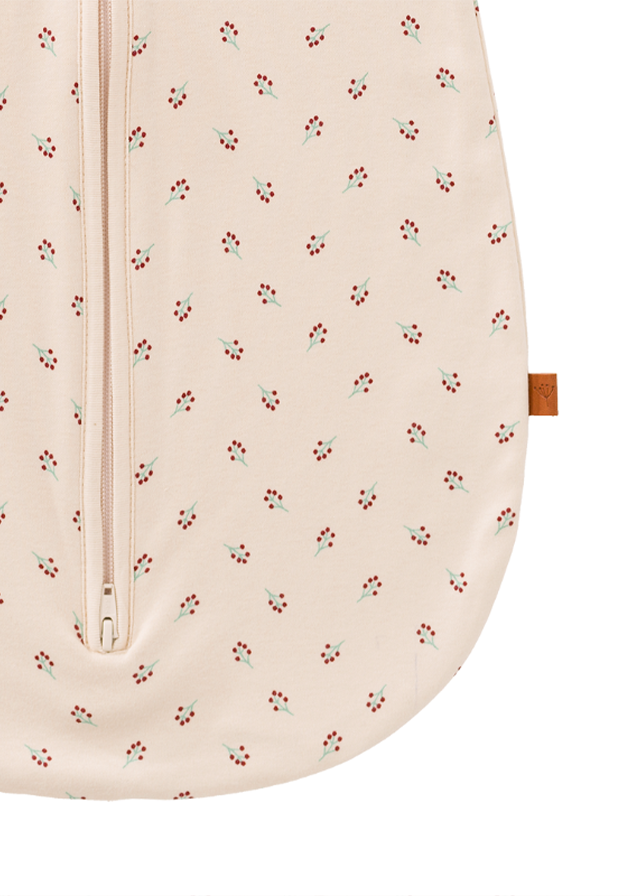 Newborn Sleeping Bag Cream With Popcorn 60 cm - 0.7 TOG F705-29 Momykeep