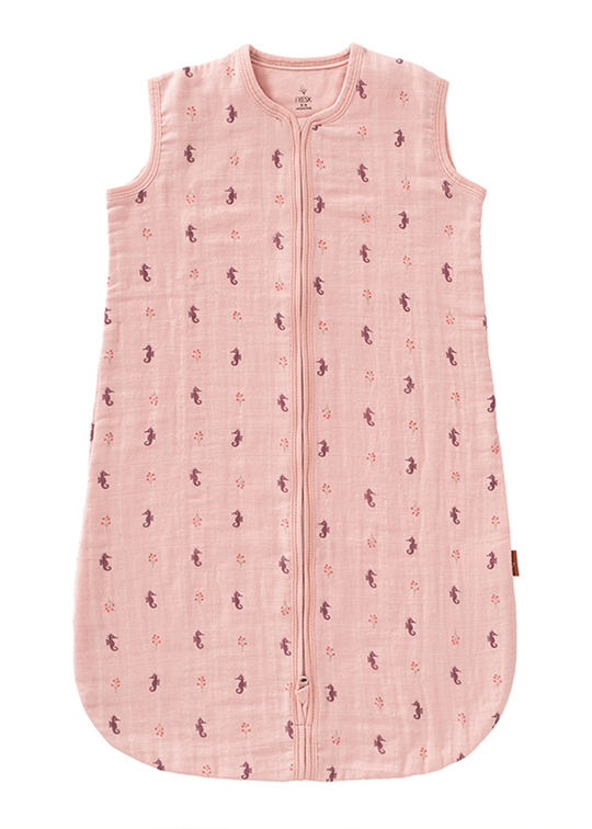 Newborn Sleeping Bag Pink With Seahorses 60 cm - 0.7 TOG F705-16 Momykeep