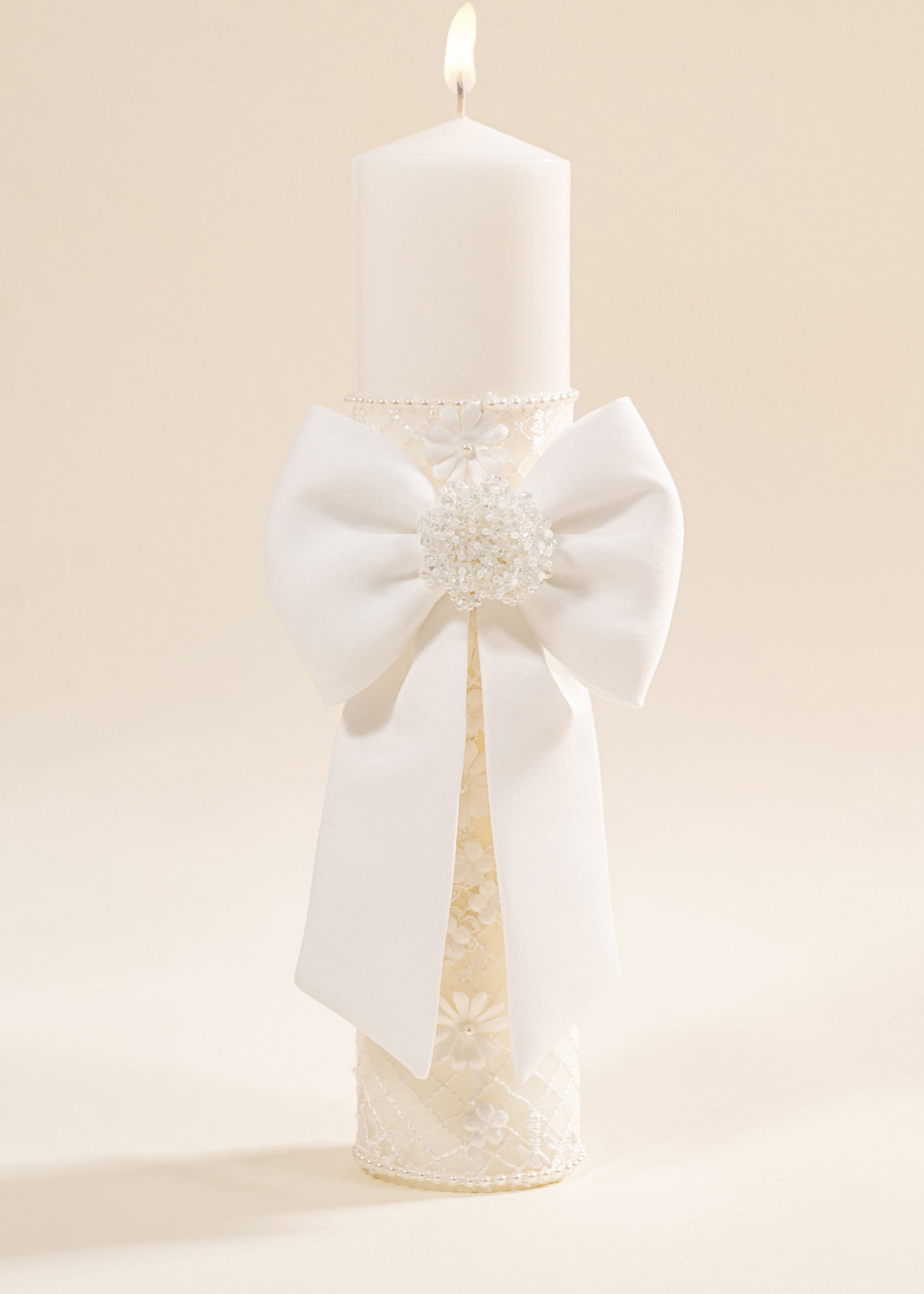 Set Botez Alice 3 Piese, Rochie, Trusou si Lumanare Personalizat Botez AnneBebe