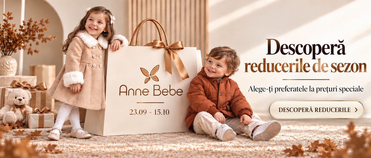 Reduceri AnneBebe - Hainute si Accesorii pentru Bebelusi si Copii