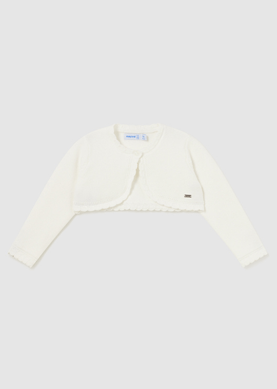 Bolero Tricotat Crem pentru Fetite 308 Mayoral