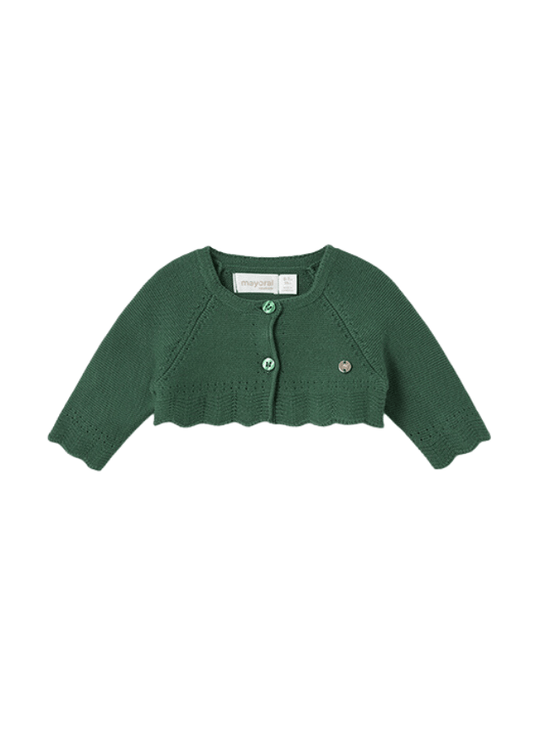 Bolero Tricotat din Bumbac Verde 307 Mayoral