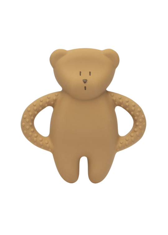 Jucarie Dentitie Ursulet Latex Natural Pur Natural Bear Cappuccino Moonie