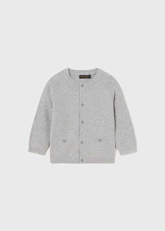 Cardigan Gri Cu Nasturi Baiat 2324 Mayoral