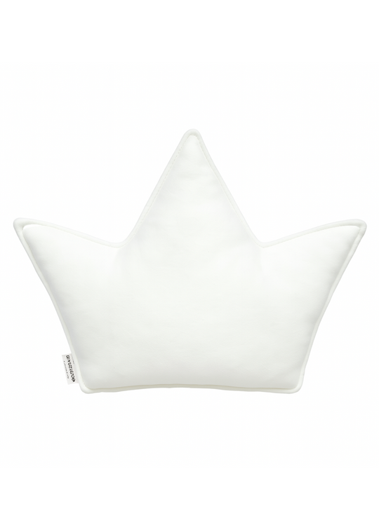Unisex Babies' Decorative Crown Pillow White 52x39 cm Dada&Rocco