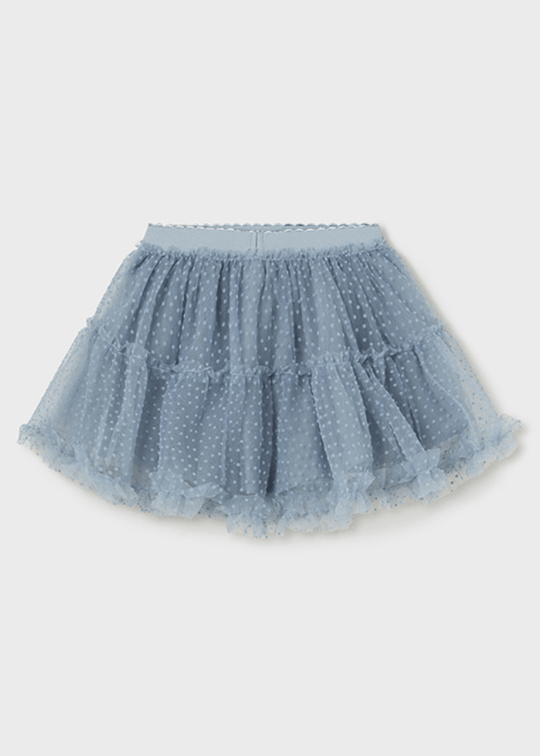 Fusta din Tulle Bleu cu Picouri pentru Fetite 2967 Mayoral