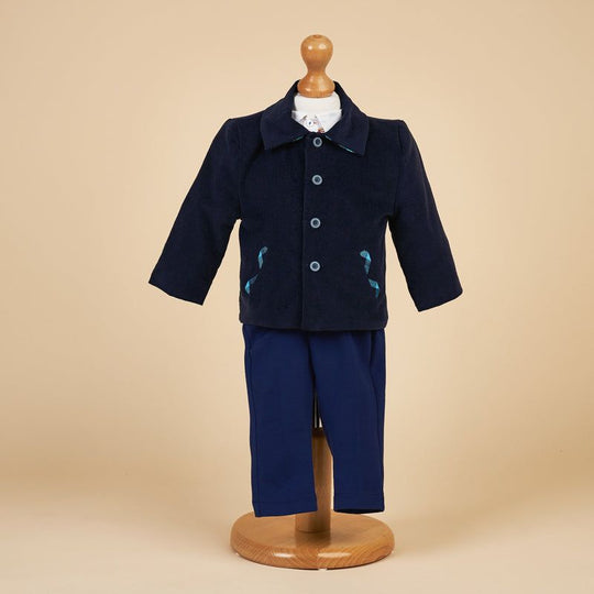 Jacheta Baietei Bleumarin Carouri Turcoaz AnneBebe