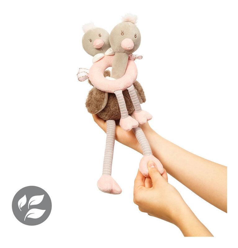 Jucărie de pluș BabyOno Ostrich Mcknox Family 1446 - Camera Bebelusului