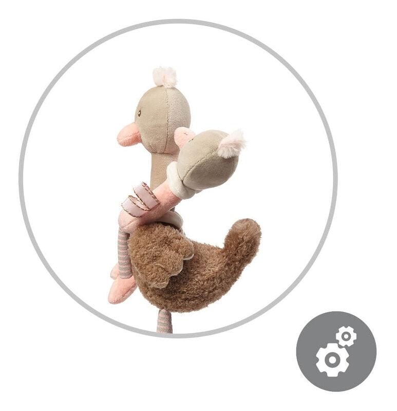 Jucărie de pluș BabyOno Ostrich Mcknox Family 1446 - Camera Bebelusului