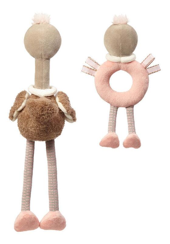 Jucărie de pluș BabyOno Ostrich Mcknox Family 1446 - Camera Bebelusului