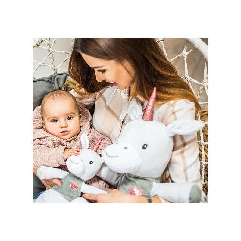 Jucarie Educativa Bebelusi Din Plus Moale 61 Cm Unicorn BabyOno 631 - Camera Bebelusului