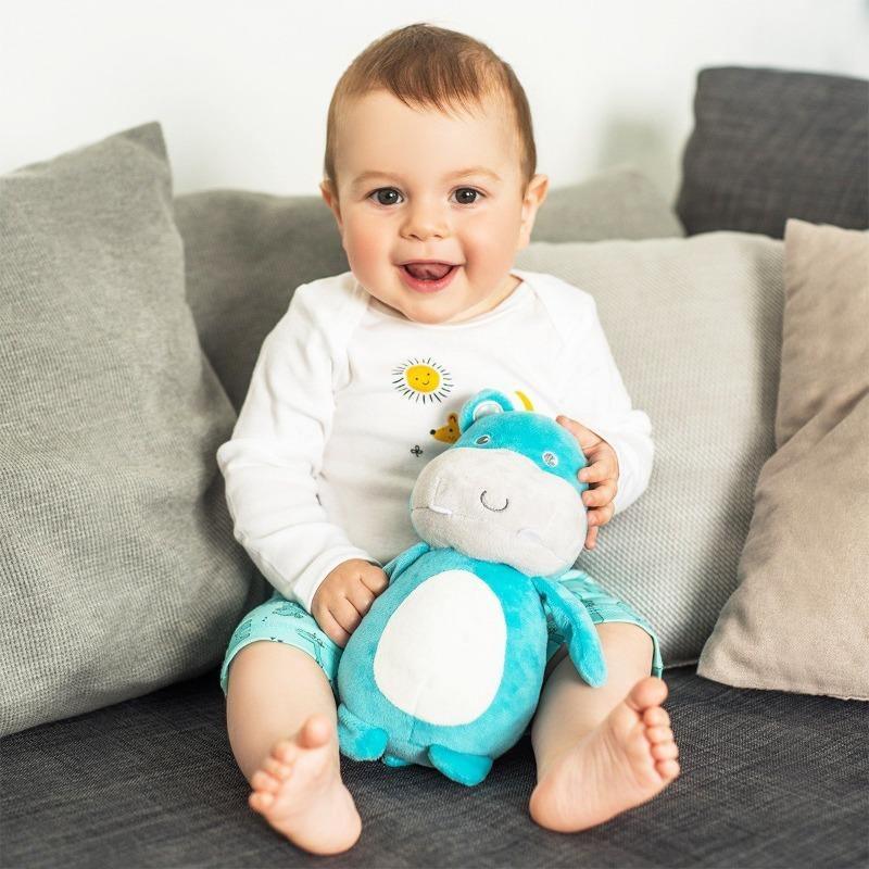 Jucarie Educativa Bebelusi Din Plus Moale Hippo Marcel BabyOno 1158 - Camera Bebelusului