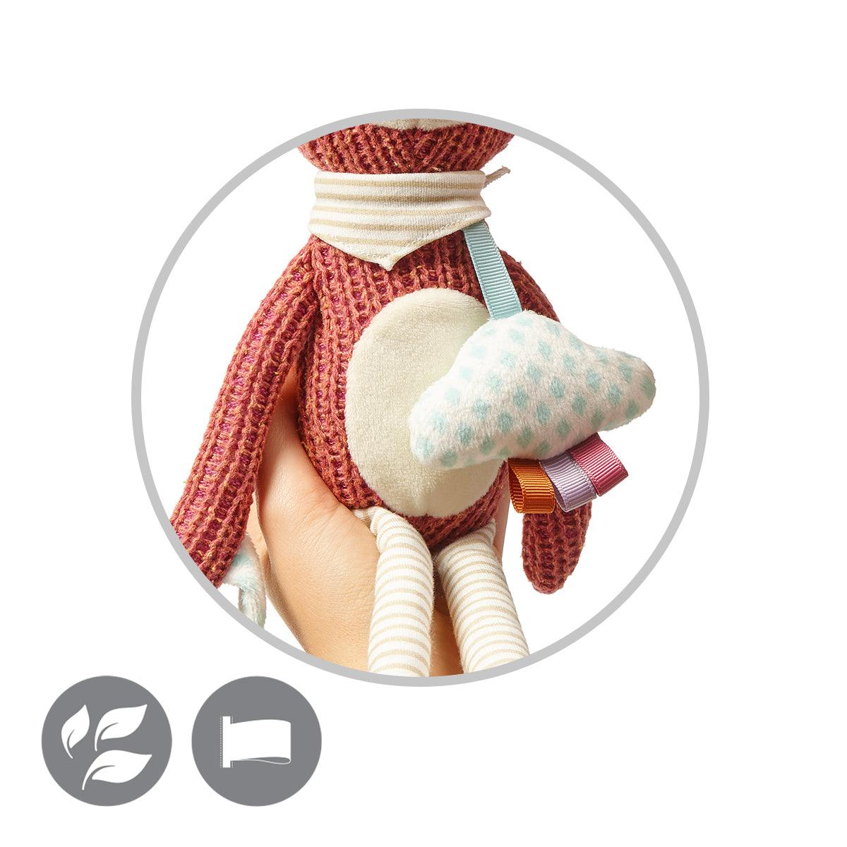 Jucarie educativa pentru carucior Lenesul Leon, +0 luni, Babyono - Camera Bebelusului