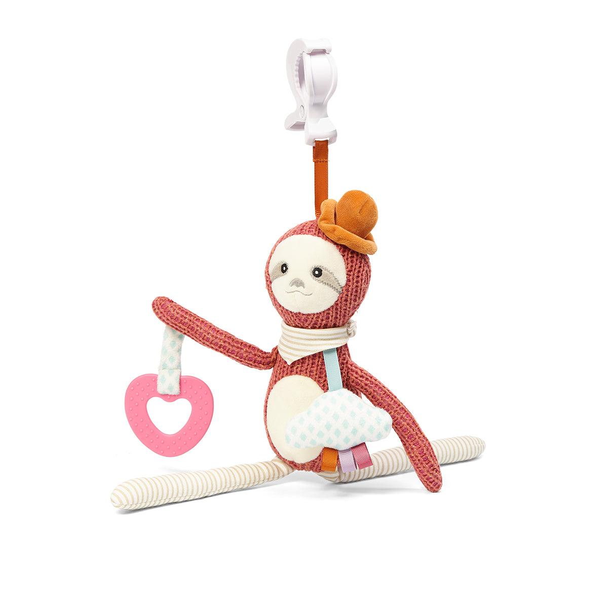 Jucarie educativa pentru carucior Lenesul Leon, +0 luni, Babyono - Camera Bebelusului