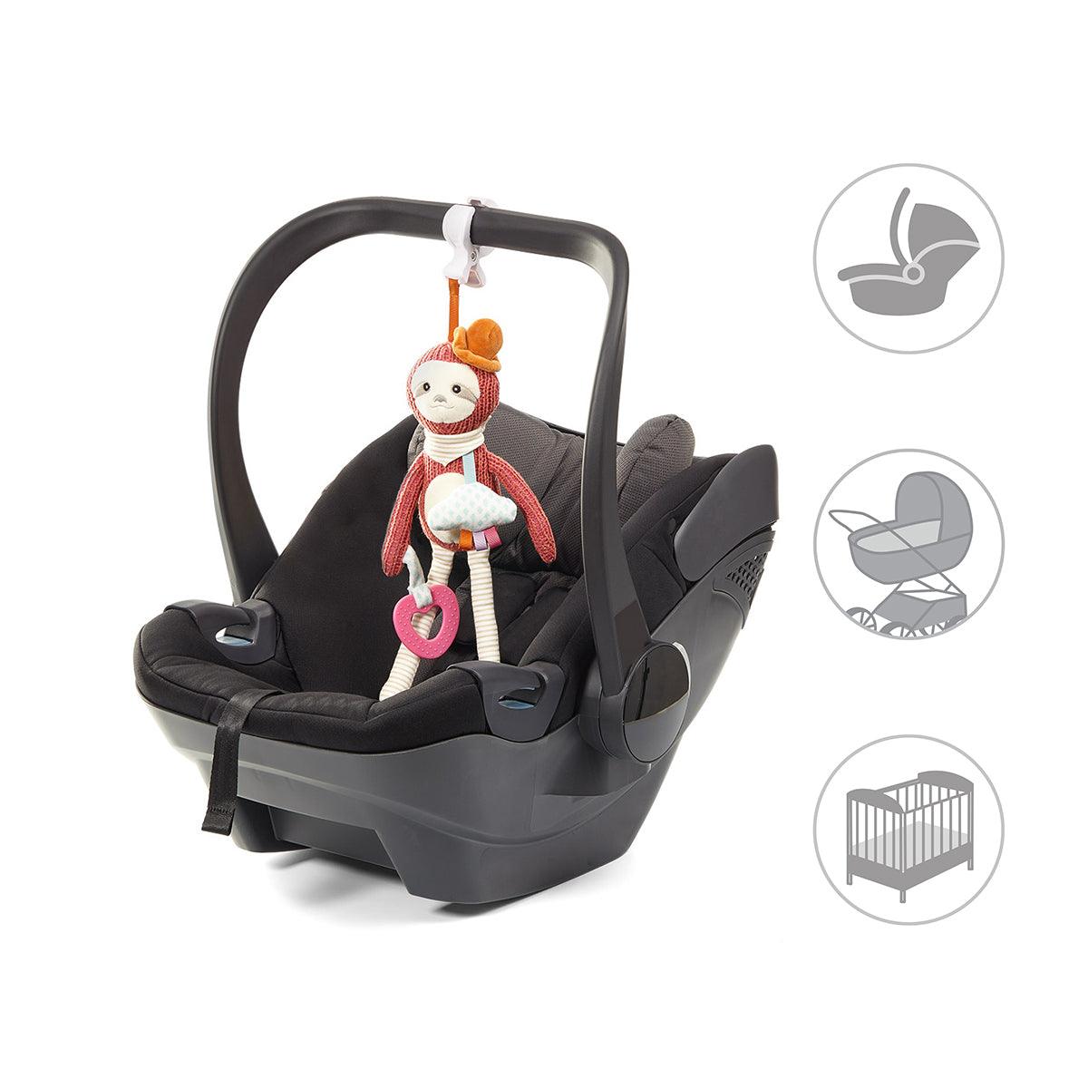 Jucarie educativa pentru carucior Lenesul Leon, +0 luni, Babyono - Camera Bebelusului