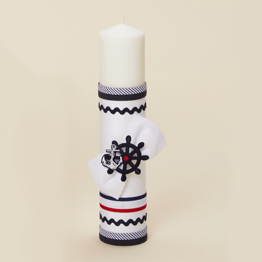 Sailor Candle With Red Christening Boys AnneBebe 