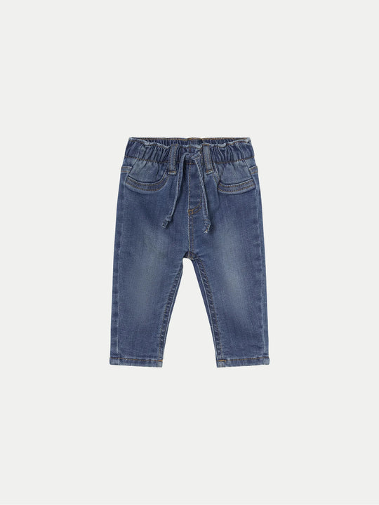 Pantaloni lungi denim cu siret in talie art 593 col 5 Mayoral