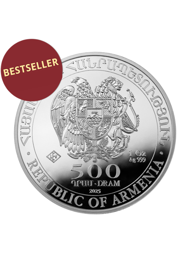 Moneda Argint Noah’s Ark Armenia 2025 31.10 g - 1110267