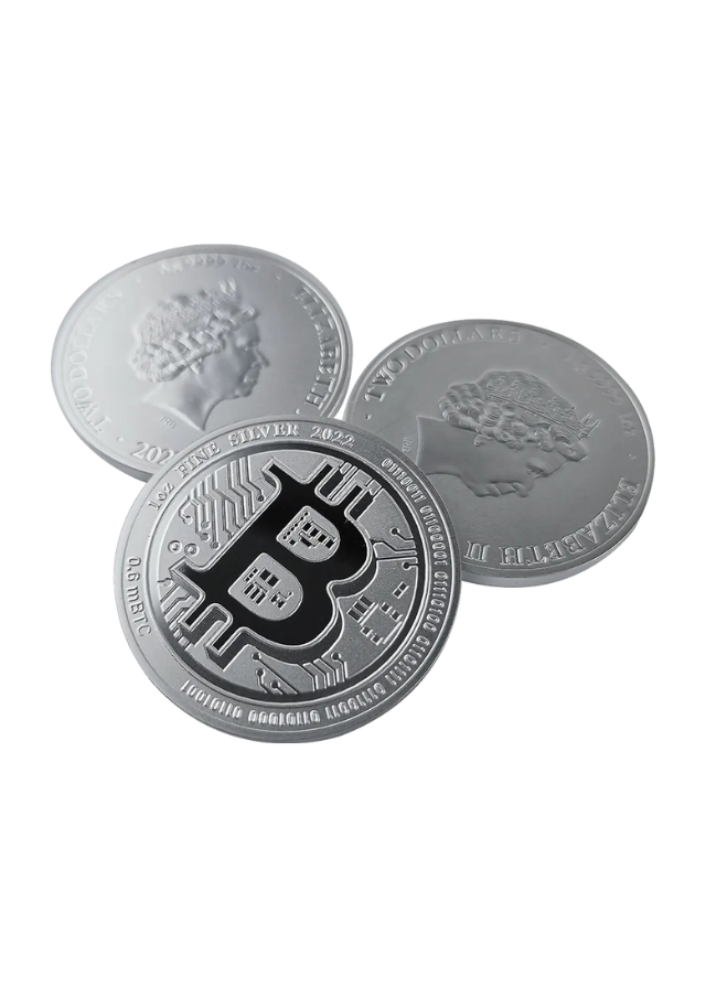 Moneda Argint Bitcoin 2022 31.10 g - 2NU197