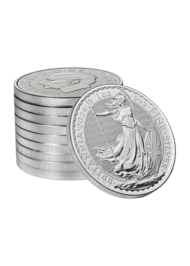 Moneda Argint Britannia Charles III 2025 31.10 gr - 209217