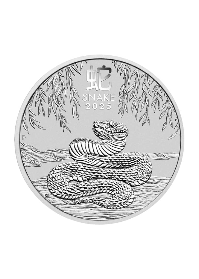 Moneda argint Lunar III Snake 2025 – Australia 15.55 gr - 9407543