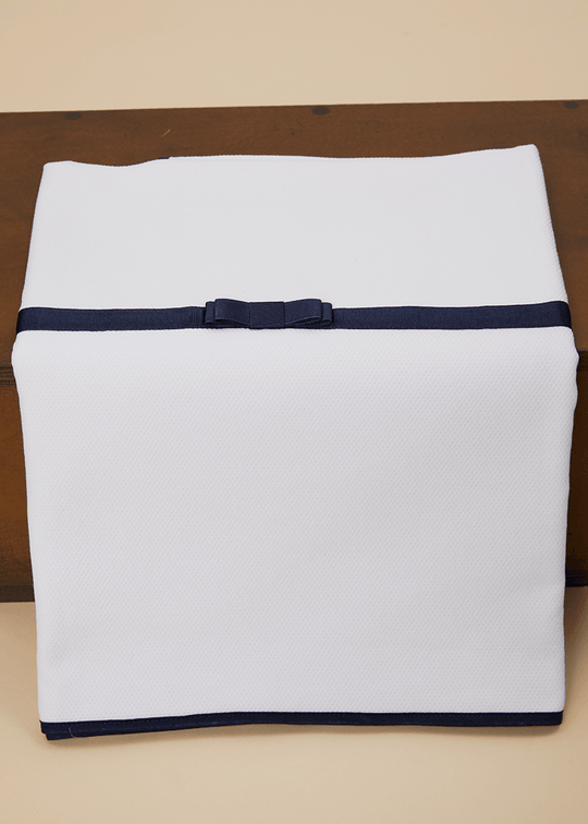 Pled Alb Cu Insertie Bleumarin AnneBebe